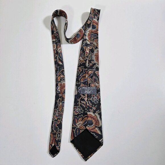 Bill Blass Expressly For [Inelidgible] Tie Floral Timeless Boho W4 L57 Inches - Picture 4 of 10